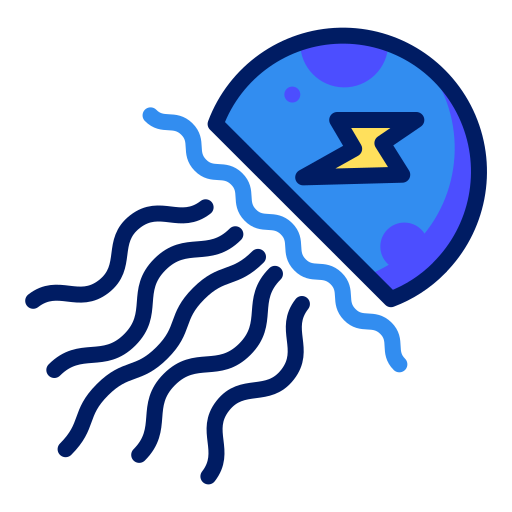 Animal, character, inkcontober, jellyfish, posion icon
