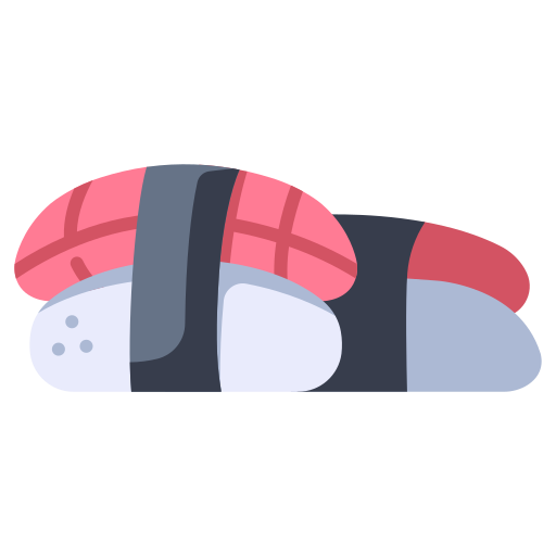 Fish, food, meal, rice, salmon, seafood, sushi icon