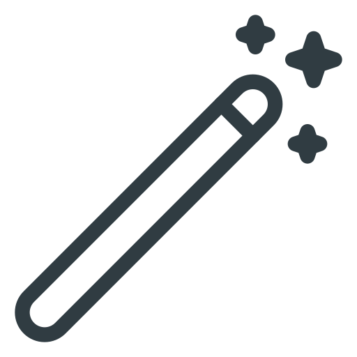 Halloween, wand icon
