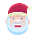 Christmas,Emoji,Emoticon,Man,Santa,Smile,Smiley
