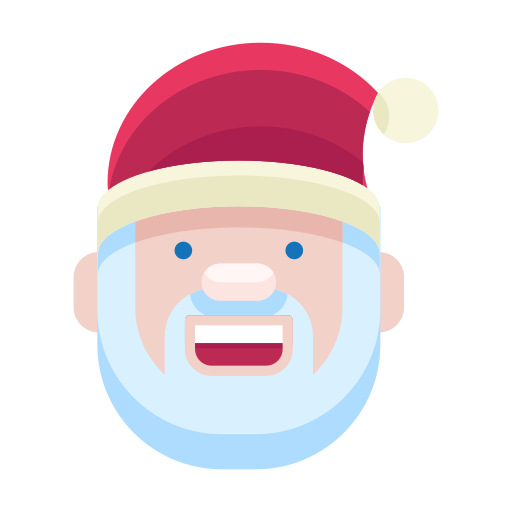 Christmas, emoji, emoticon, man, santa, smile, smiley icon