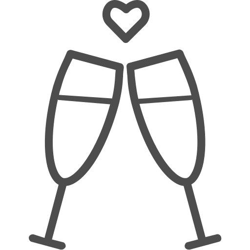 Champagne, toast, valenticons, valentine, alcohol, glass, valentines icon