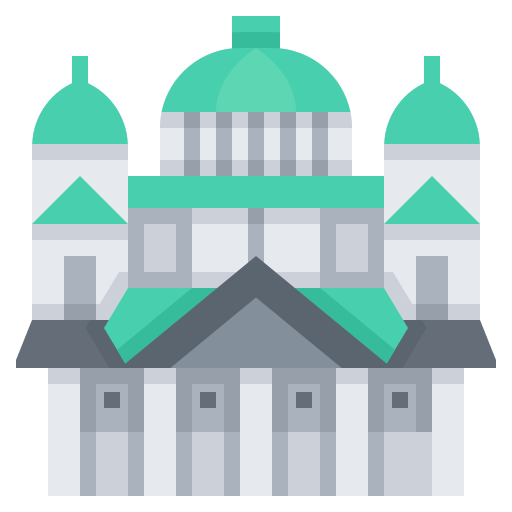 Building, enate, helsinki, landmark, square icon
