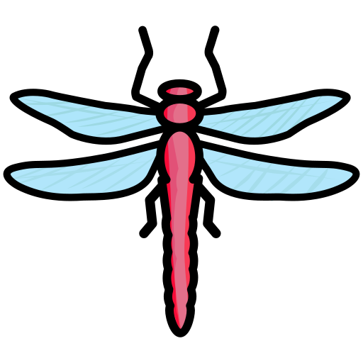 Bug, creature, dragonfly, insect icon