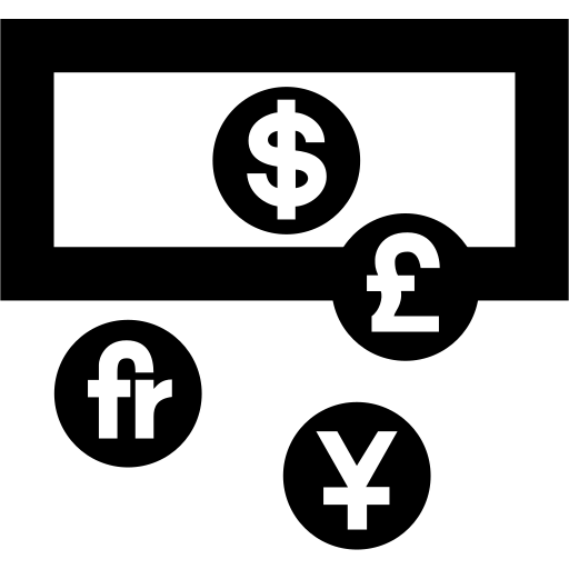 Money, exchange, cash, currency icon