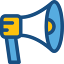 megaphone,marketing,Tools and utensils,shout,protest,announcer,loudspeaker