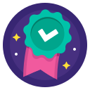 Award,Badge,Checkmark,Complete,Done,Ribbon,Sport