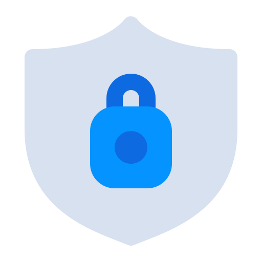 Antivirus, internet, lock, locked, protect, security, shield icon
