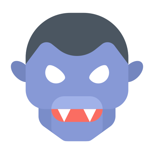 Dracula, ghoul, helloween, vampire icon