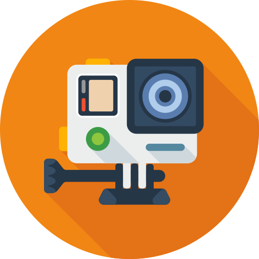 Camera, media, movie, social icon