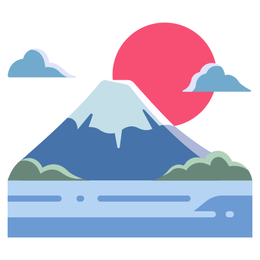 Fuji, japan, japanese, landmark, landscape, mountain, nature icon