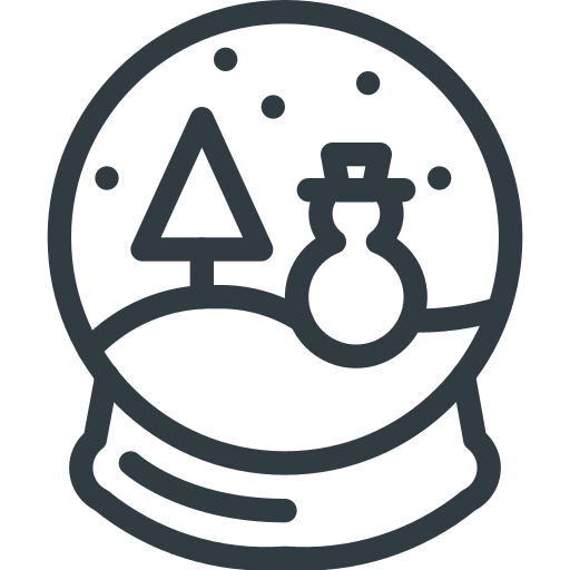 Bulb, christmas, ornament, snow, snowbulb, toy, winter icon