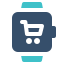 Smart Watch ( Glyph Filled ) icon 64x64