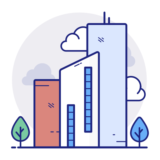 Building, business, finance, office icon