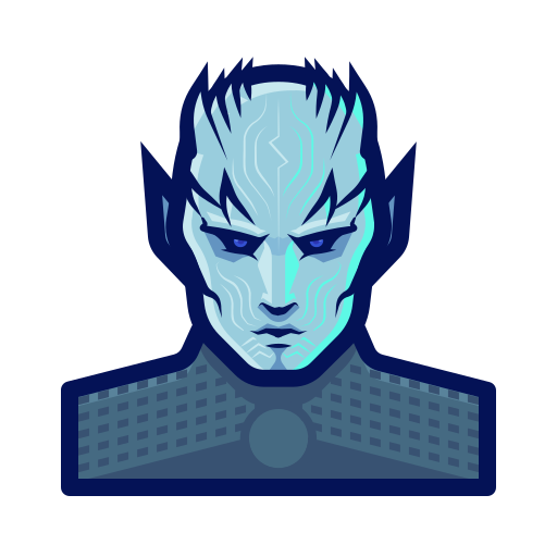 Game, king, north, thrones, walker, winter icon