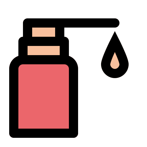 Hansanitizer, soap, covid icon