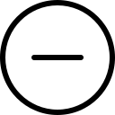 Calculate,Close,Delete,Hide,Minimize,Minus,Remove