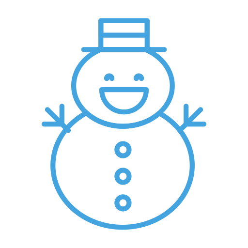 Christmas, man, snow, snowman, winter icon