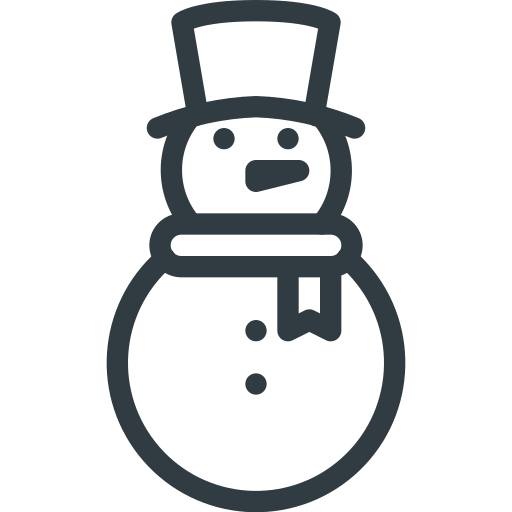 Christmas, play, snowman, winter icon