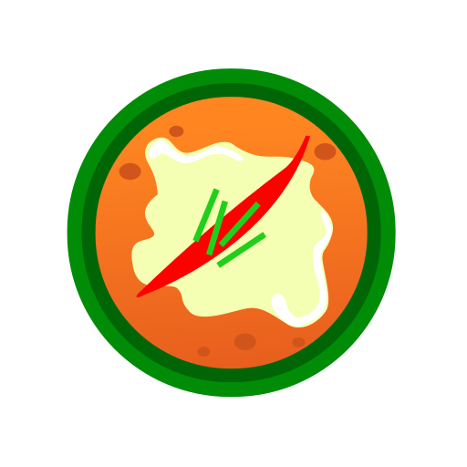 Food, hor, mok, thai icon