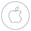 Apple,Circles,Line,Mac,Machintosh,Neon,Social