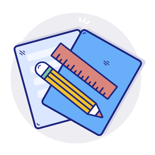 Document, file, paper, pen, text icon