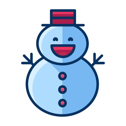 Christmas, man, snow, snowman, winter icon