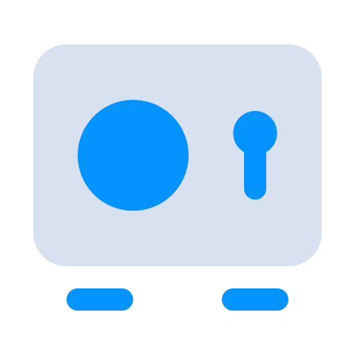 Box, business, finance, money, protection, safe, security icon