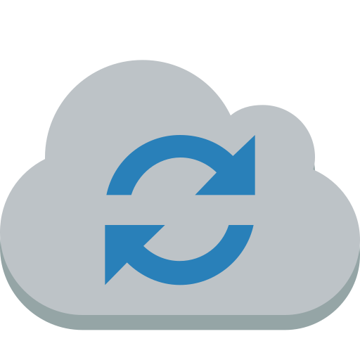 Sync, cloud icon