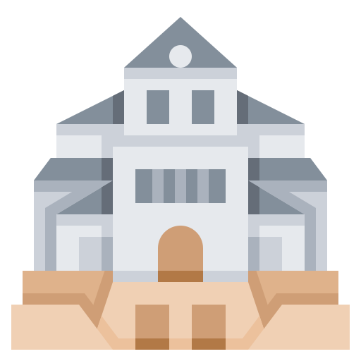 Building, cathedral, landmark, vaduz icon