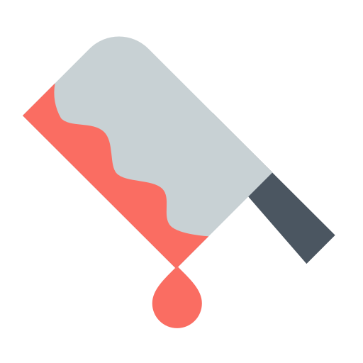 Blood, halloween, knife, murder icon