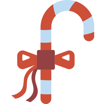 Candy, cane, christmas, xmas icon