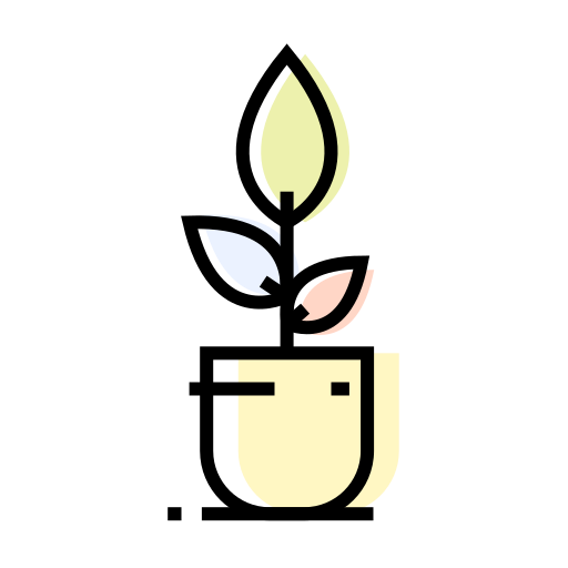 Decoration, flowerpot, interior, plant icon