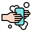 Hand washing (filled) icon 64x64