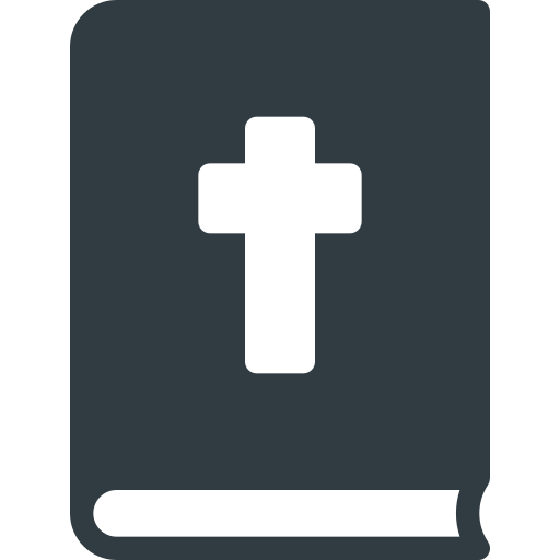 Bible, book, chritian, cross icon