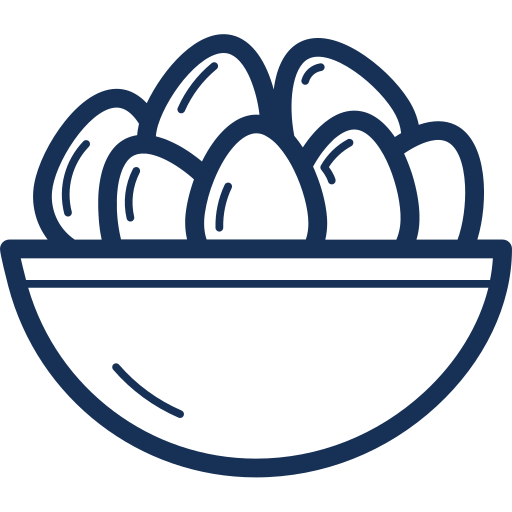 Bowl, breakfast, egg, food, gastronomy, kithcen icon