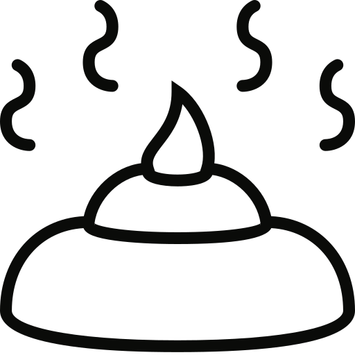 Faeces, poo, shit icon