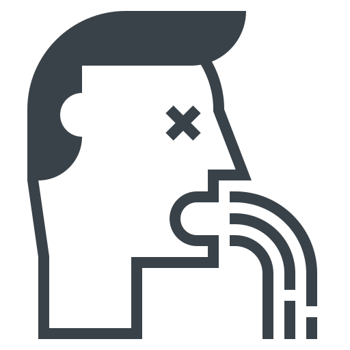 Chuck, nausea, puke, throw, up, vomiting icon