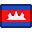 Cambodia, flag icon