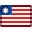 Flag, liberia icon