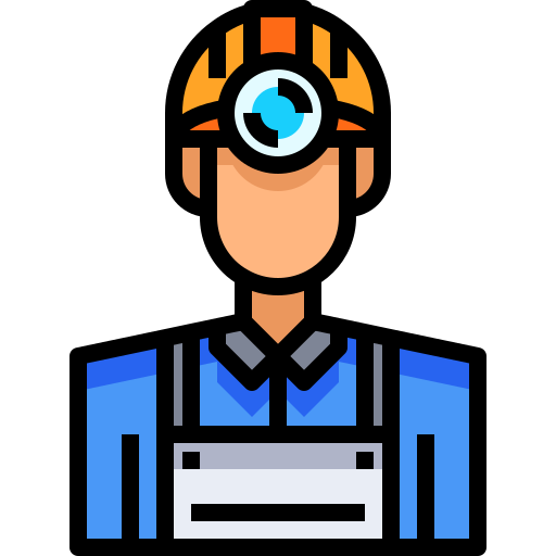 Avatar, miner, people, person, profile, user icon
