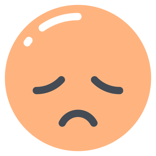 Face, pensive icon