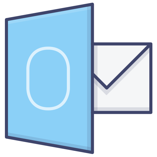 Office, outlook, software, windows icon