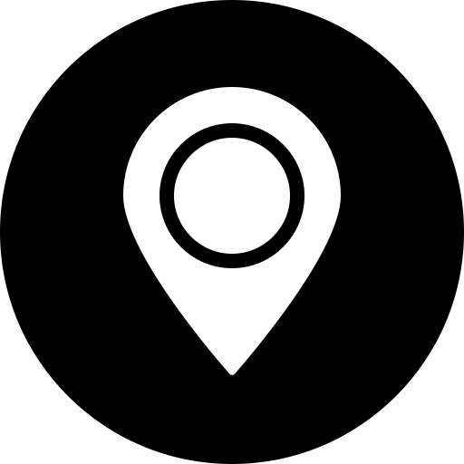 Address, circle, gps, location, map, marker, navigation icon
