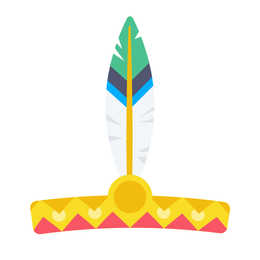 Feather, hat, indian, kid, layer, photo, plume icon