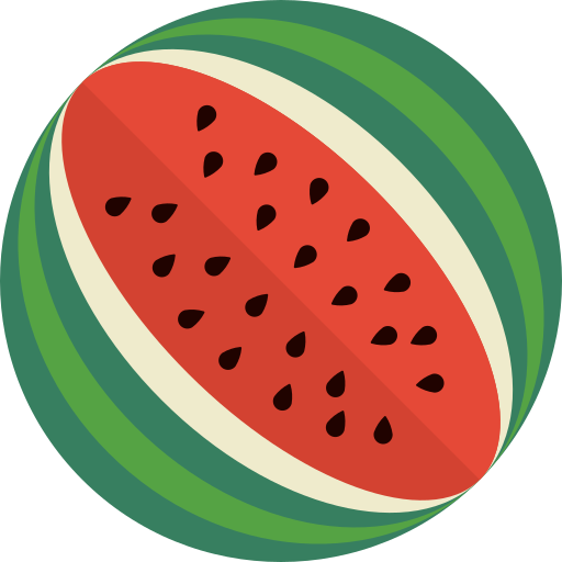 Desert, food, fruit, holiday, melon, water, mintie icon