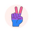 Bisexual,Hand,Peace