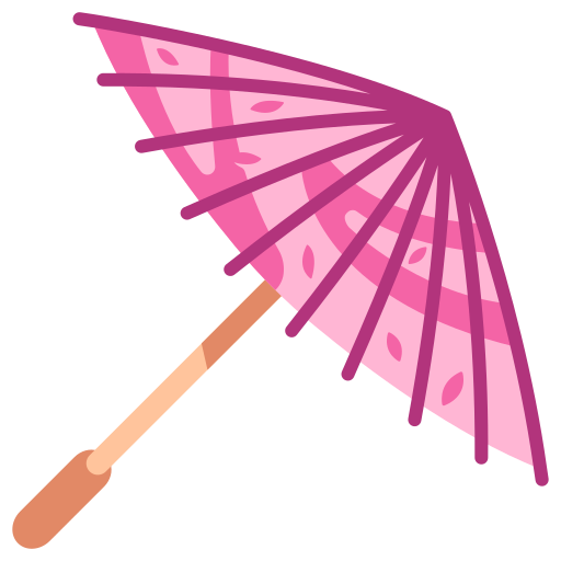Japan, japanese, paper, parasol, traditional, umbrella, wagasa icon