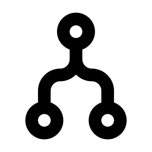 Merge, flow icon