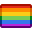 Flag, rainbow icon